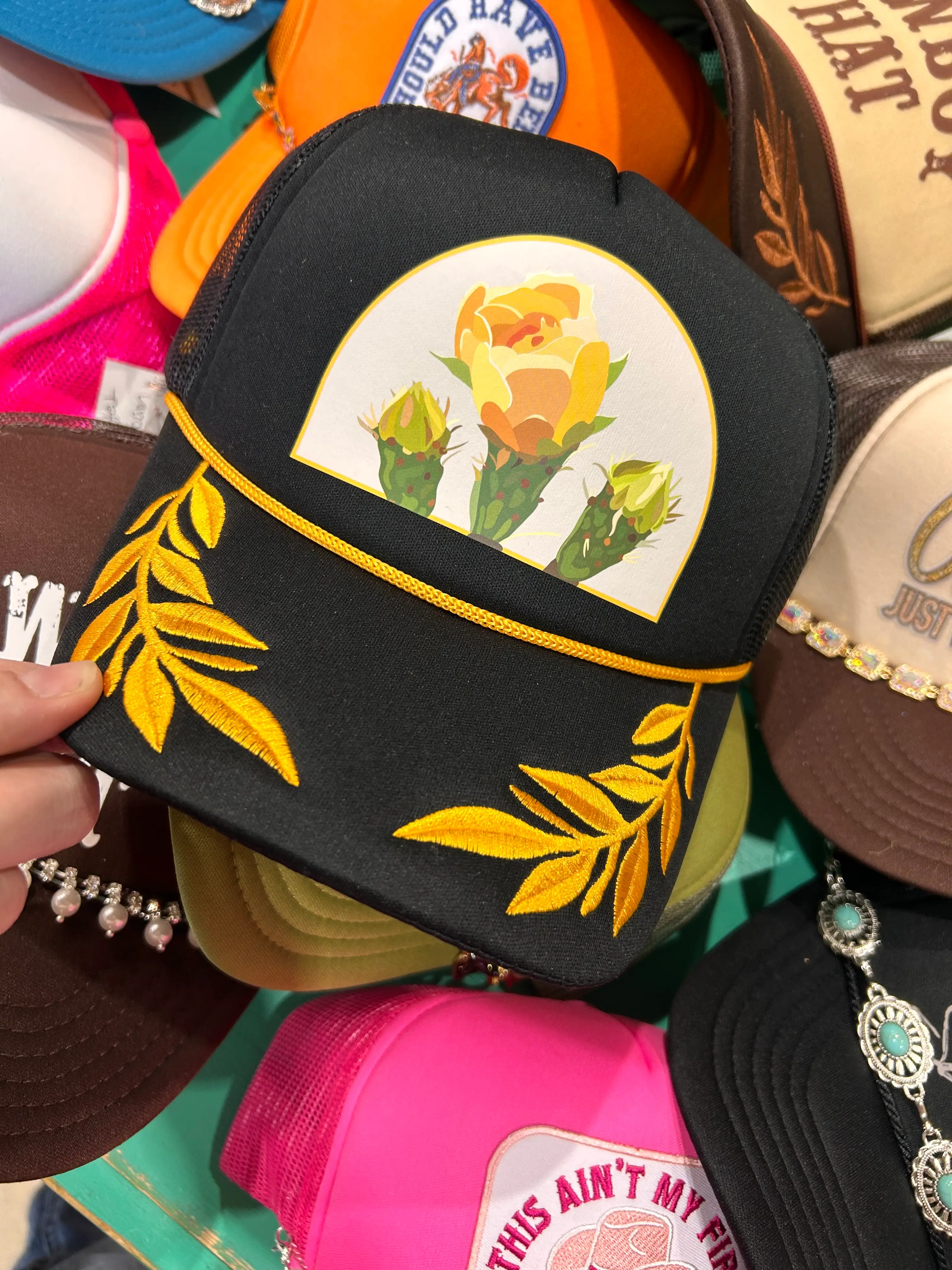 Prickly Pear Trucker Hat - Image 6