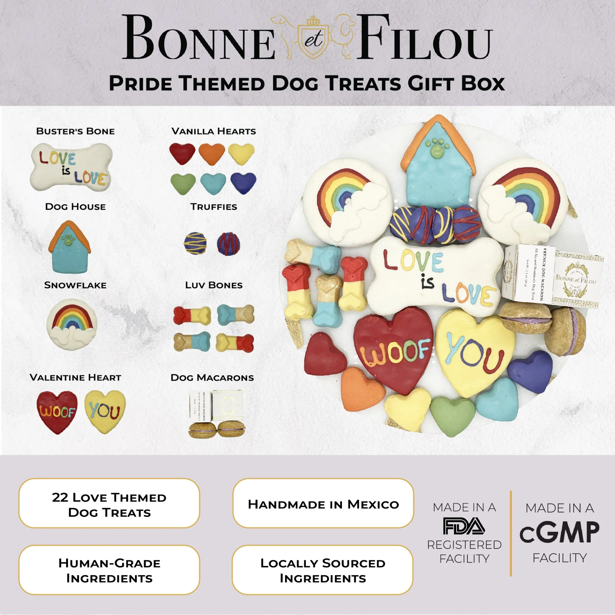 Pride Themed Dog Treats Gift Box - Image 4