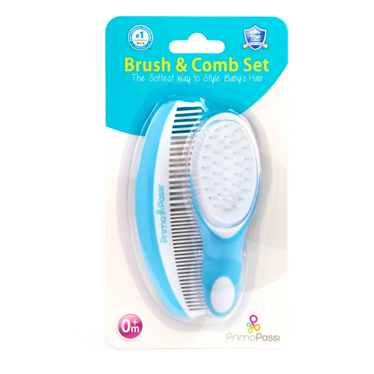 Primo Passi Brush & Comb Set in Blue - Image 3