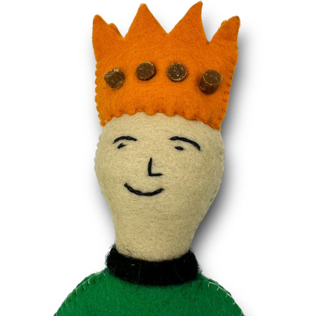 Prince and Princess Felt Dog Toys - Image 3