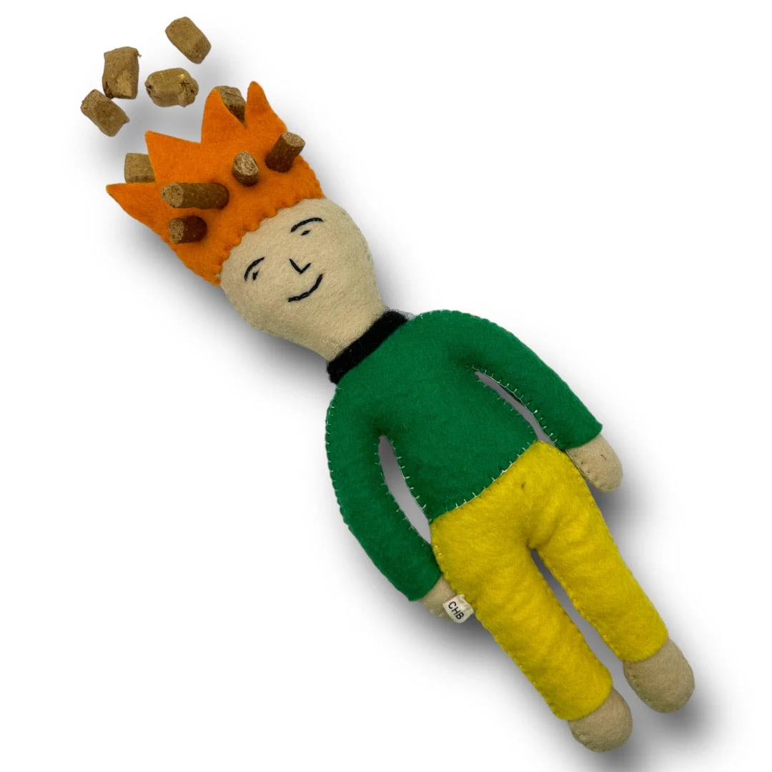 Prince and Princess Felt Dog Toys - Image 4