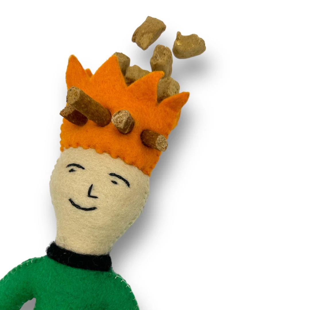 Prince and Princess Felt Dog Toys - Image 5