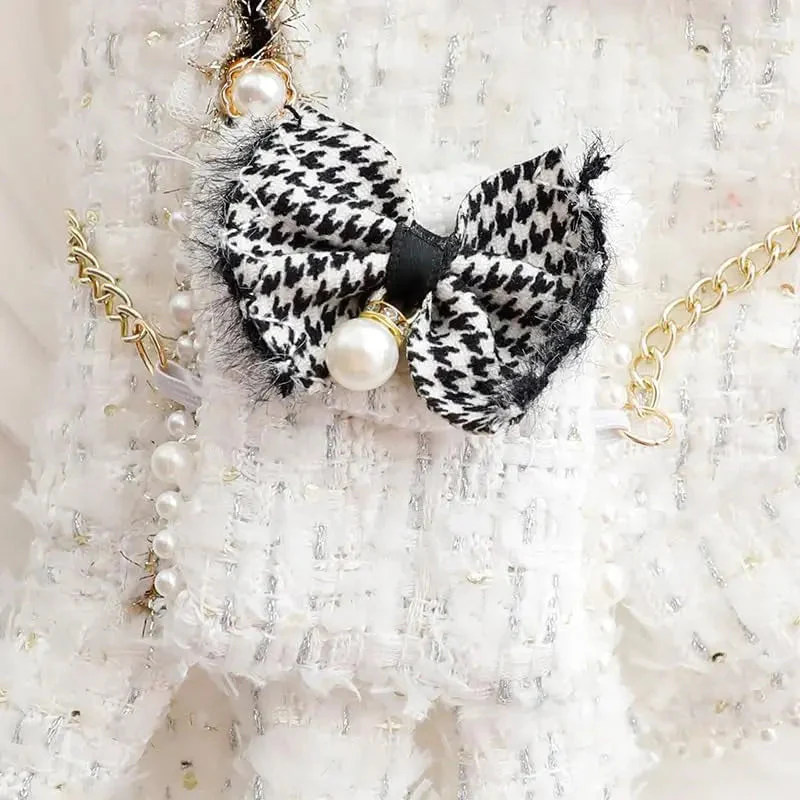 Princess Dog Dress | Lolita Tweed Coat Outfit for Small Dogs & Puppies - Image 5