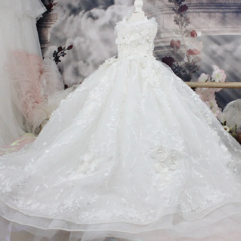 Princess Wedding Dress Dog Ball Gown - Image 3
