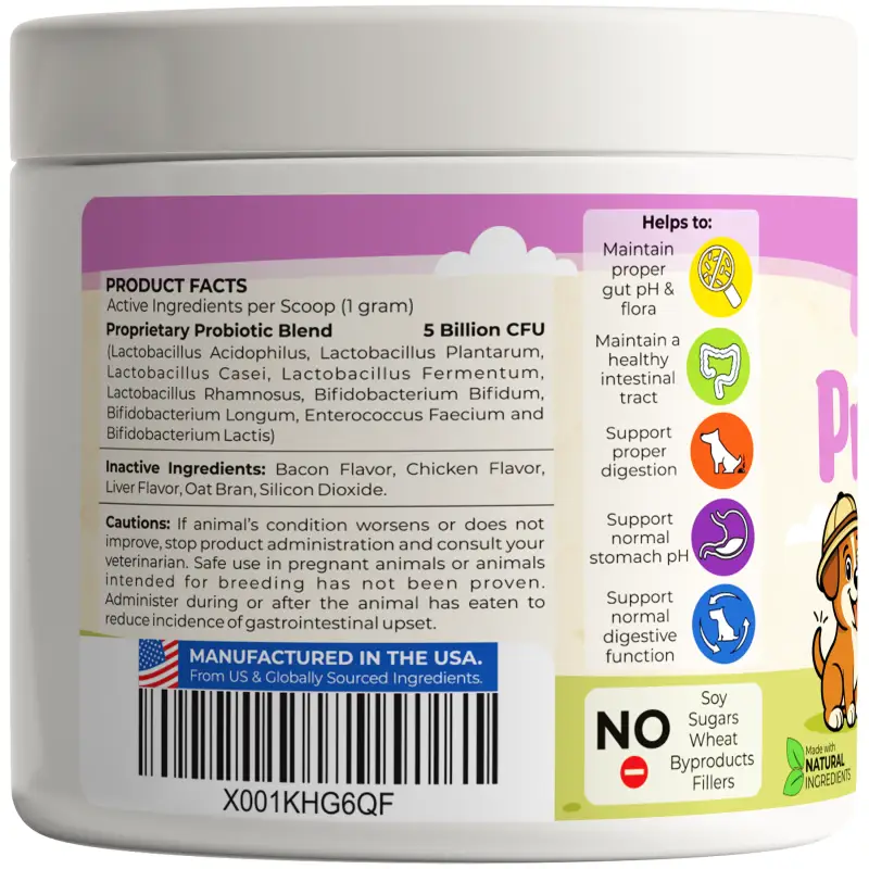Probiotics for Dogs and Puppies. 90 Scoops - Image 9