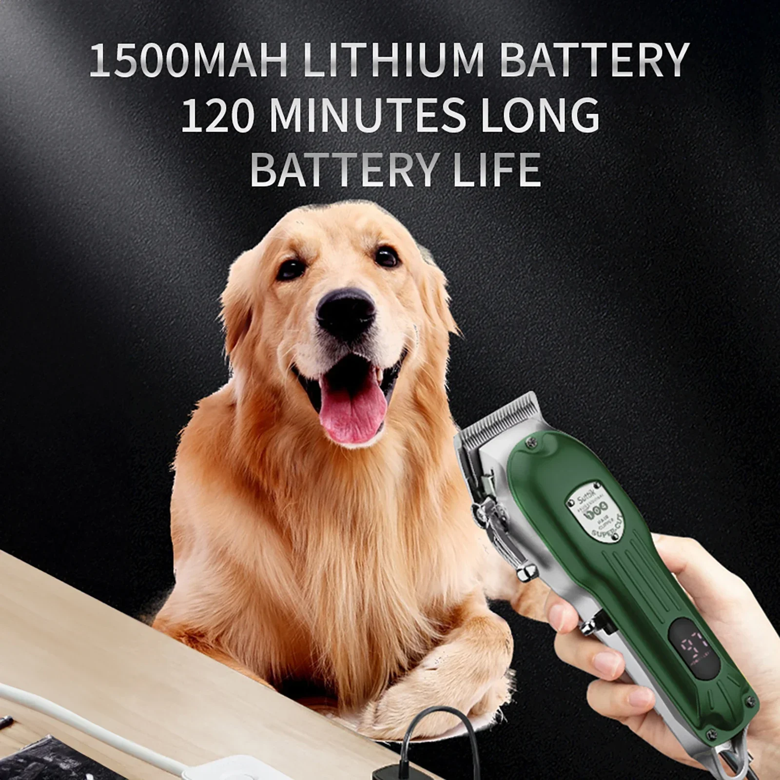 Professional All-Metal Dog Hair Clipper - Image 6