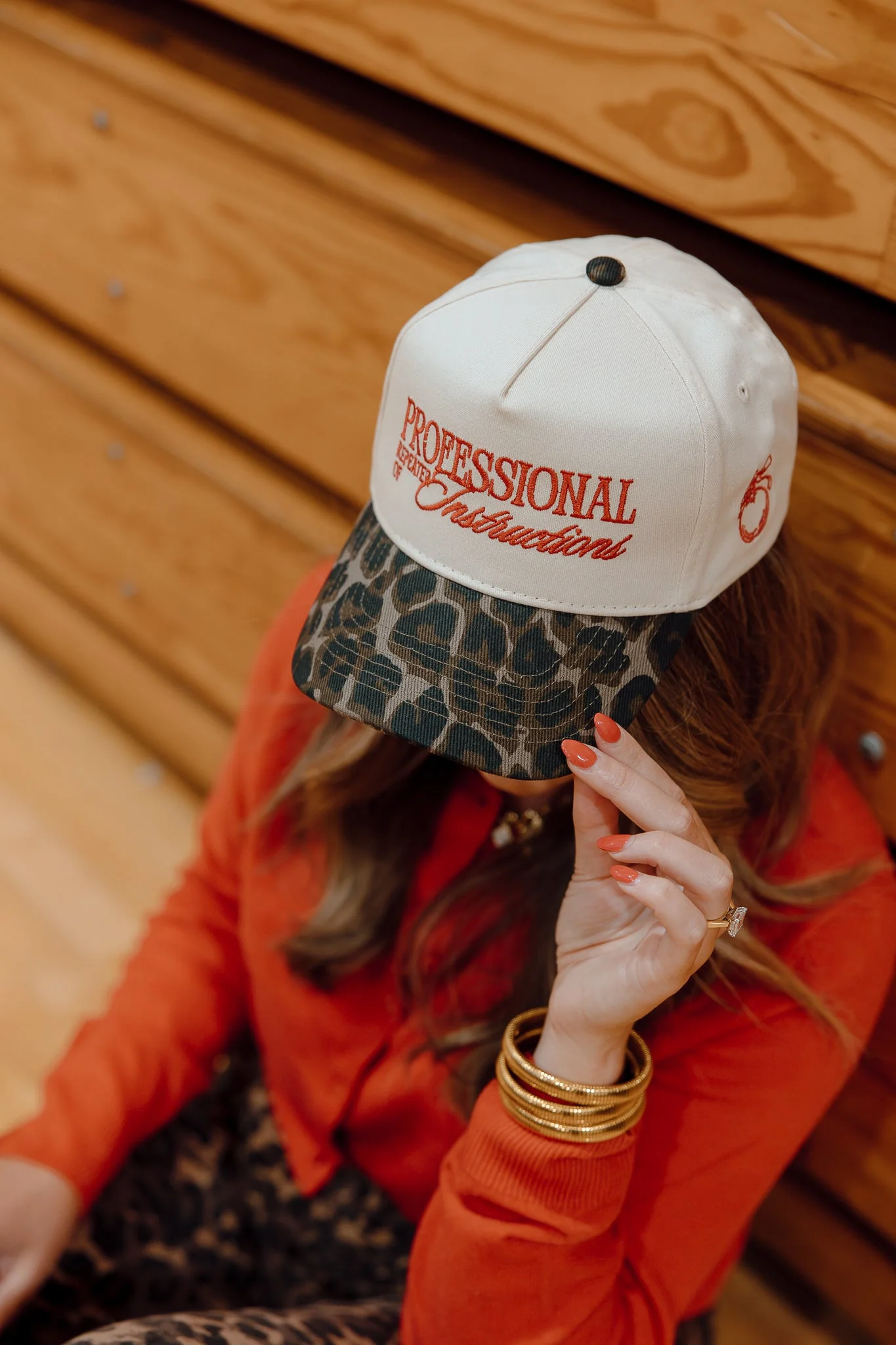Professional Repeater of Instructions - Leopard Vintage Hat - Image 3