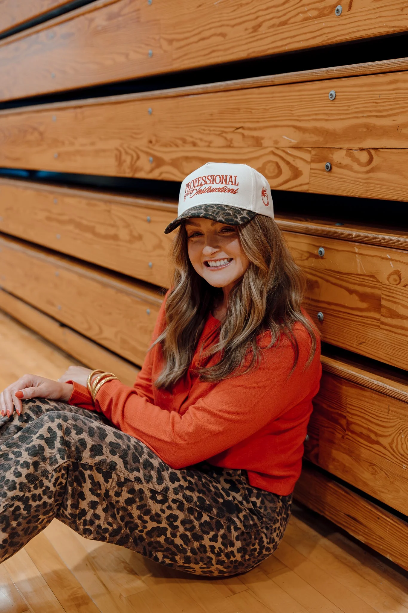 Professional Repeater of Instructions - Leopard Vintage Hat - Image 4