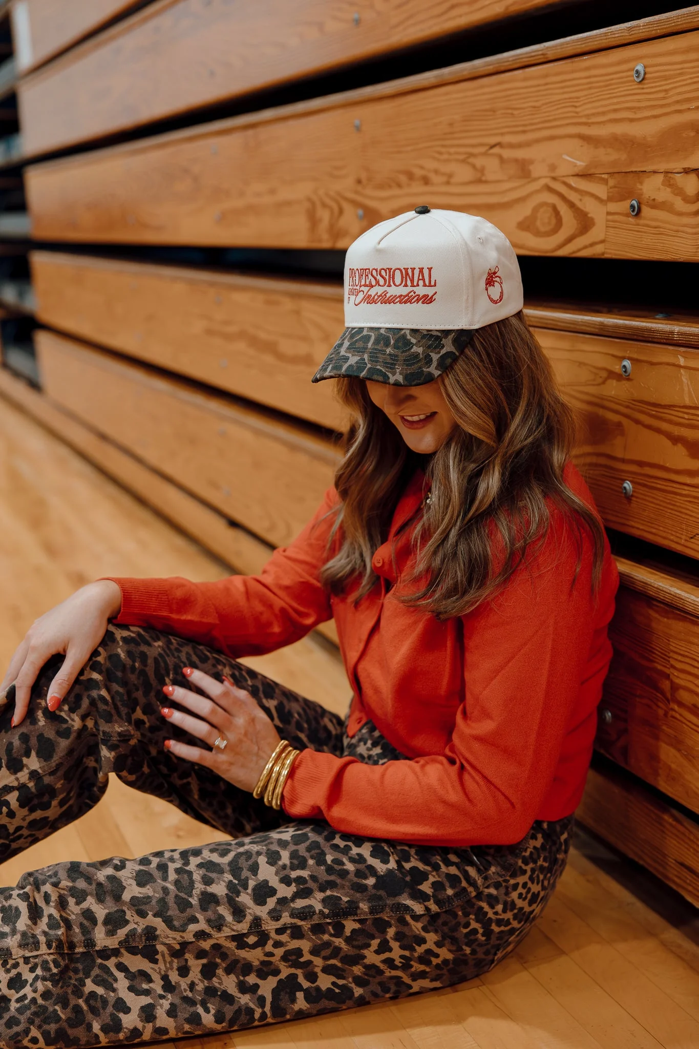 Professional Repeater of Instructions - Leopard Vintage Hat - Image 6