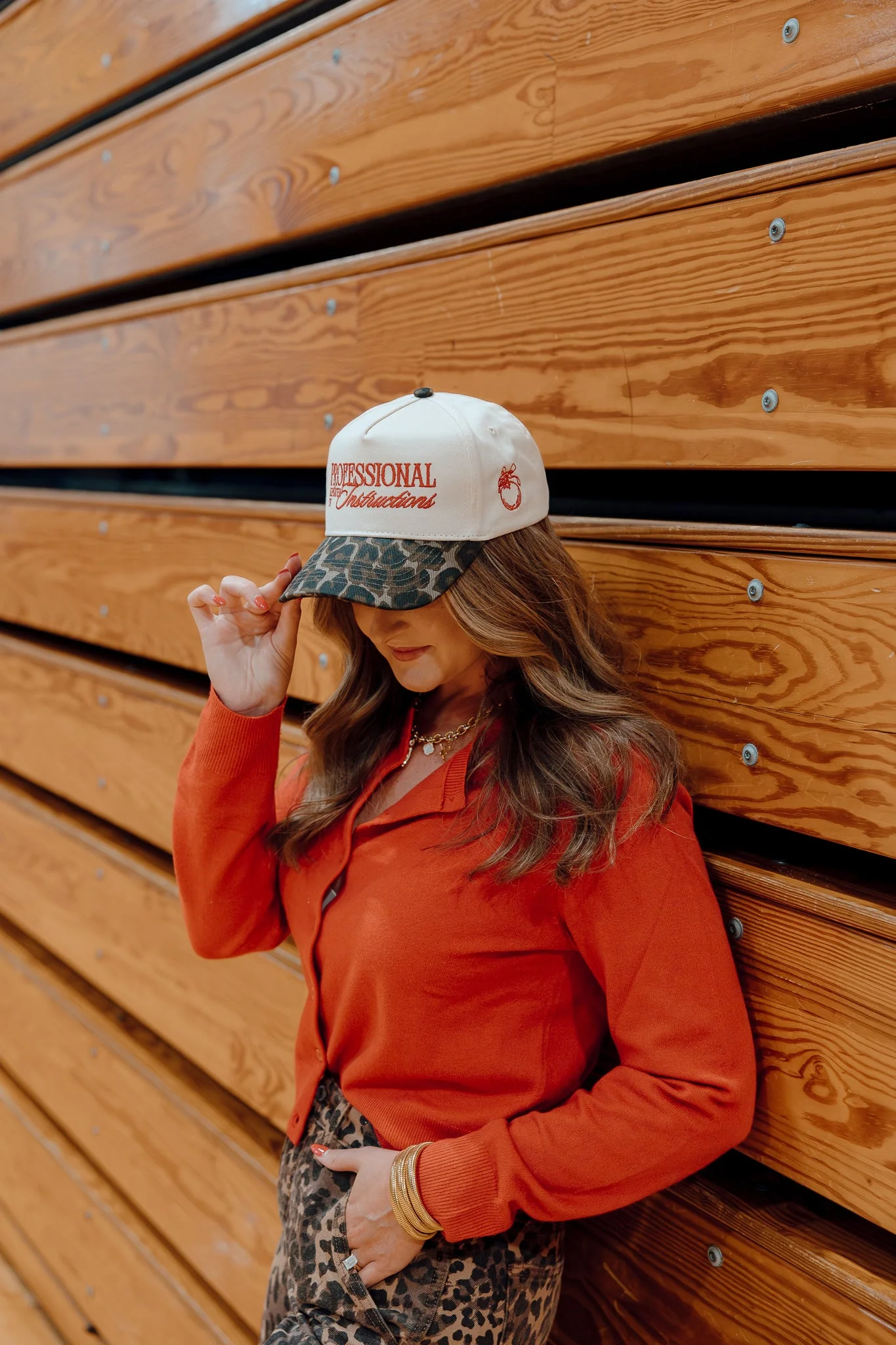 Professional Repeater of Instructions - Leopard Vintage Hat - Image 8