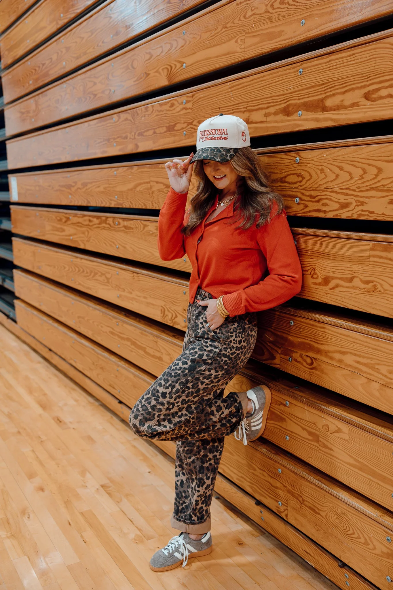 Professional Repeater of Instructions - Leopard Vintage Hat - Image 9