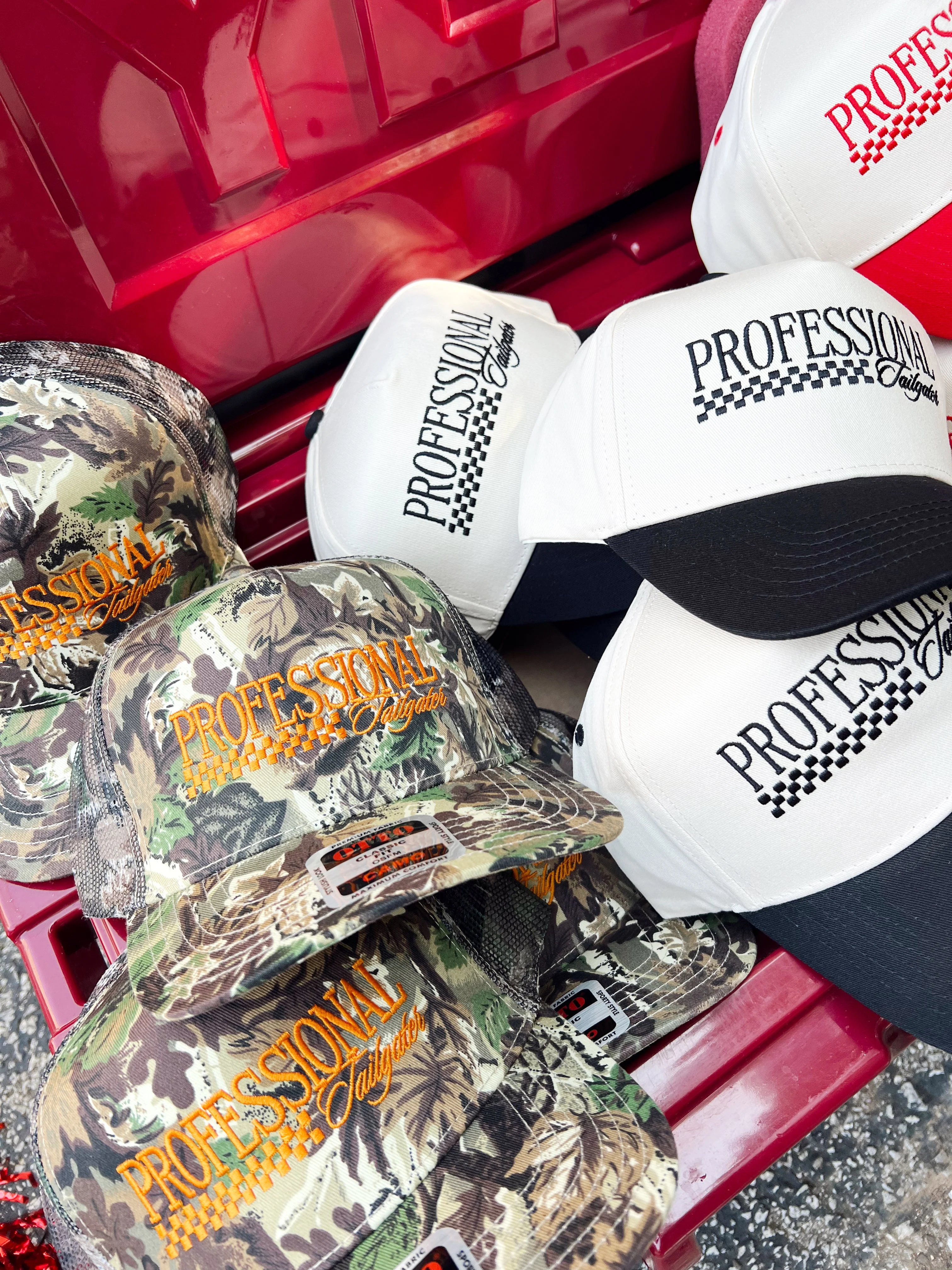 Professional Tailgater - Vintage Trucker Hat - Image 18