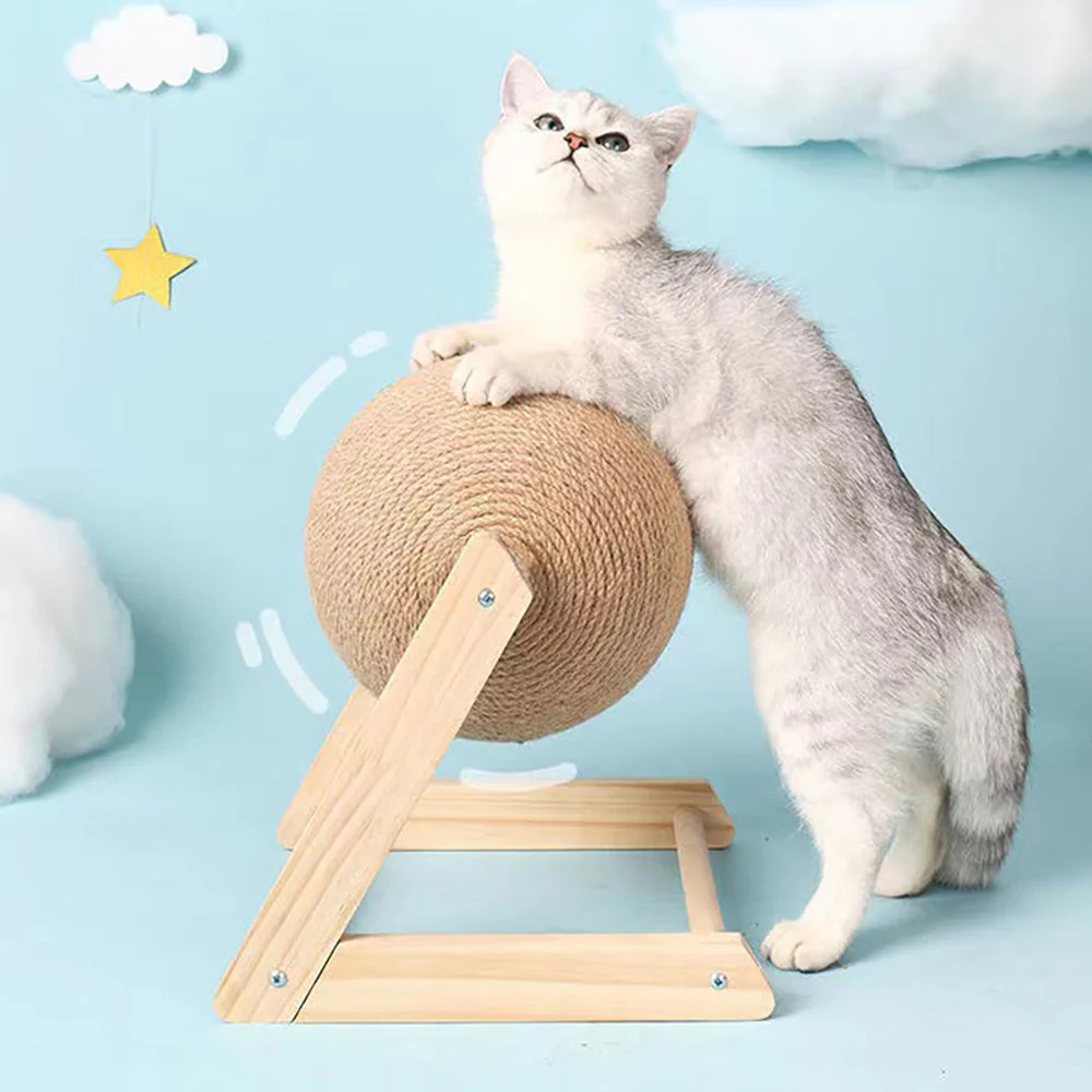 Professional Vertical Cat Sisal Ball - Image 2