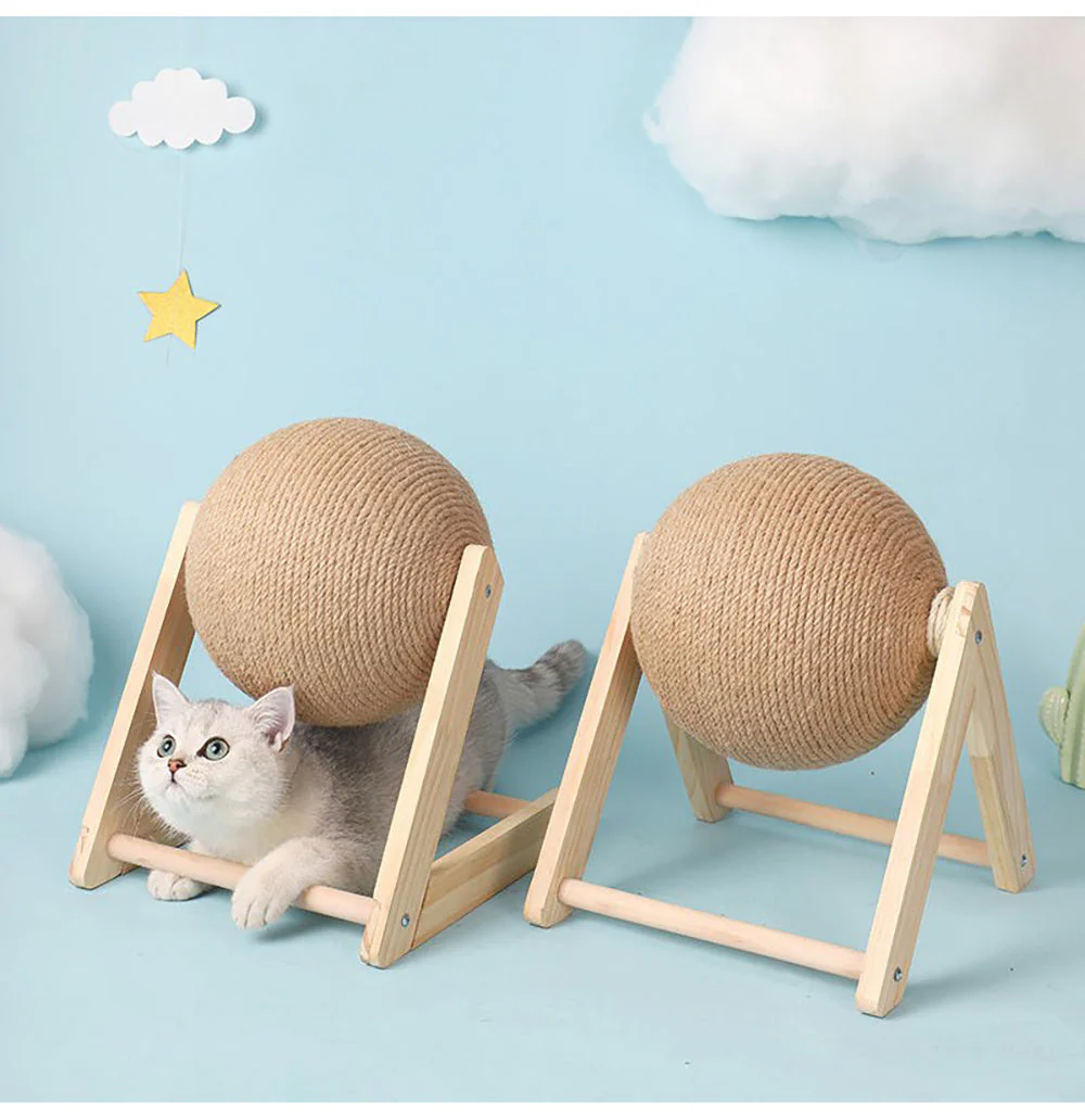 Professional Vertical Cat Sisal Ball - Image 3