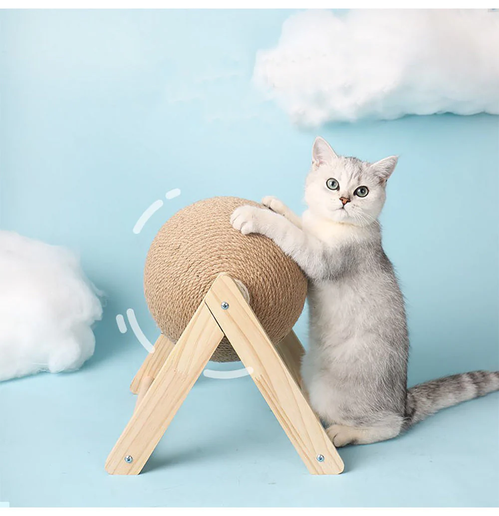 Professional Vertical Cat Sisal Ball - Image 4