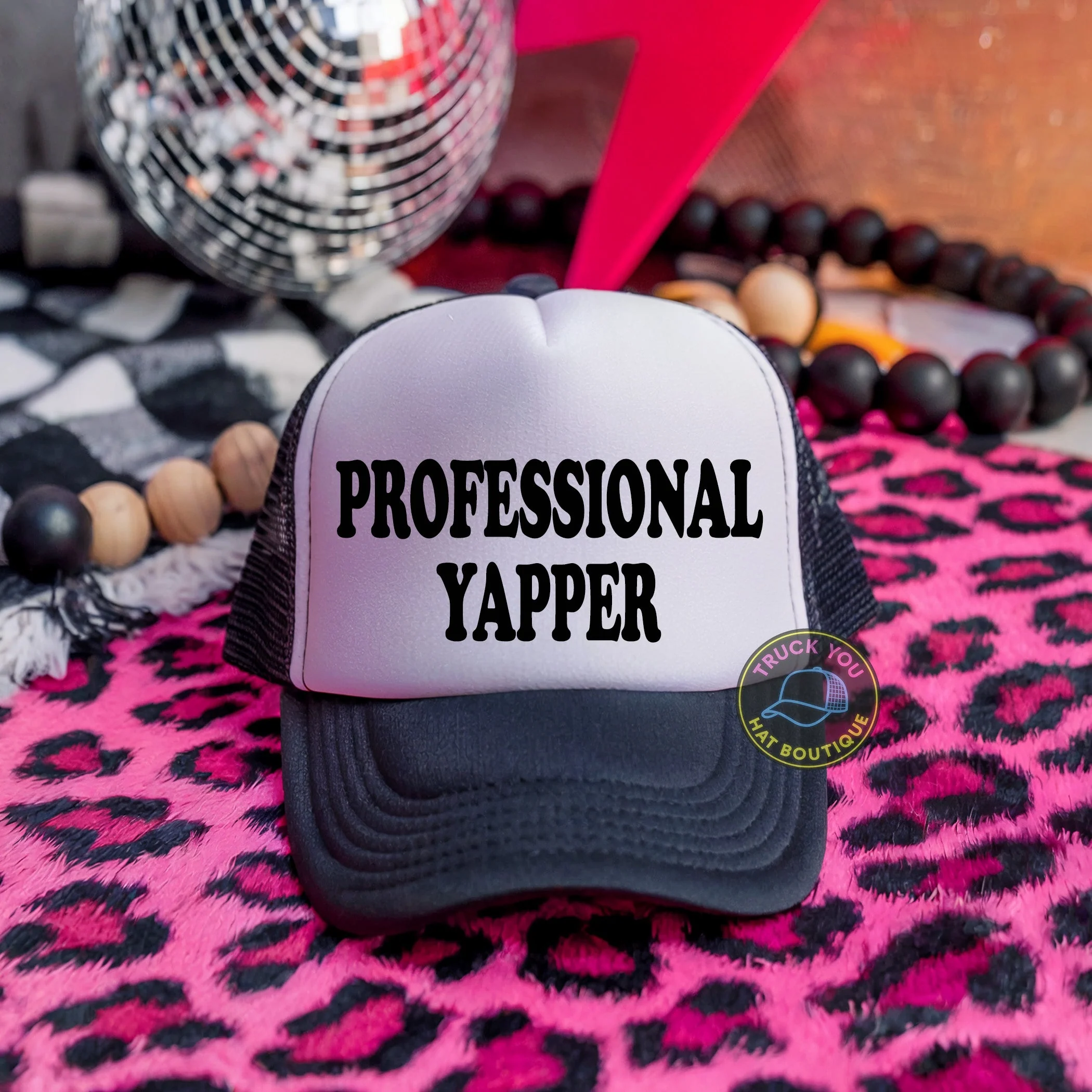 Professional Yapper Adult Otto Foam Trucker Hat - Image 2