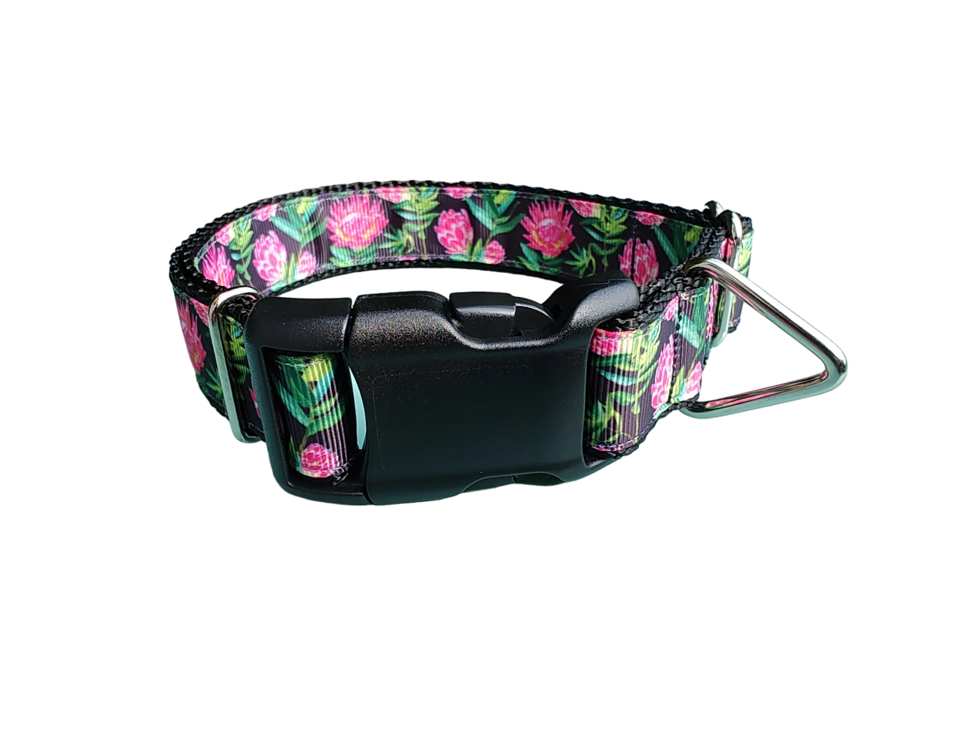Protea Flower Nylon Dog Collar - Image 2