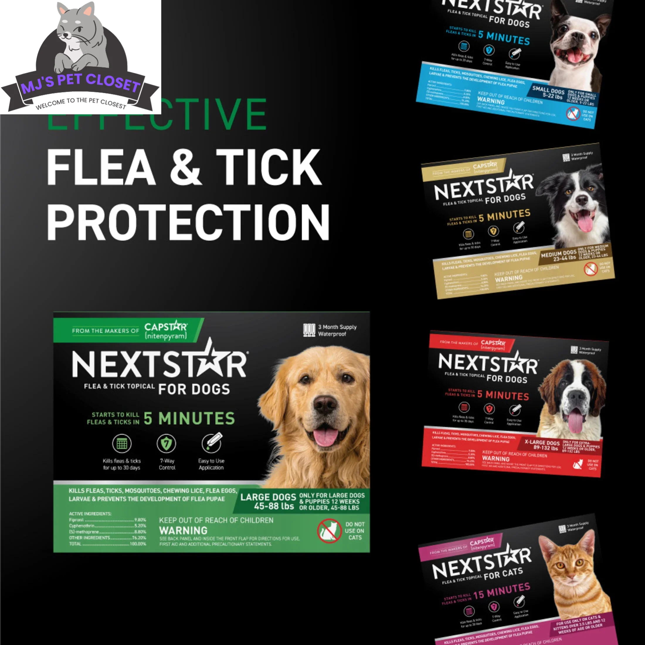 Protect Your Dog from Fleas & Ticks with NEXTSTAR: Fast-Acting 3-Month Supply for Dogs 45-88 Lbs - Image 7