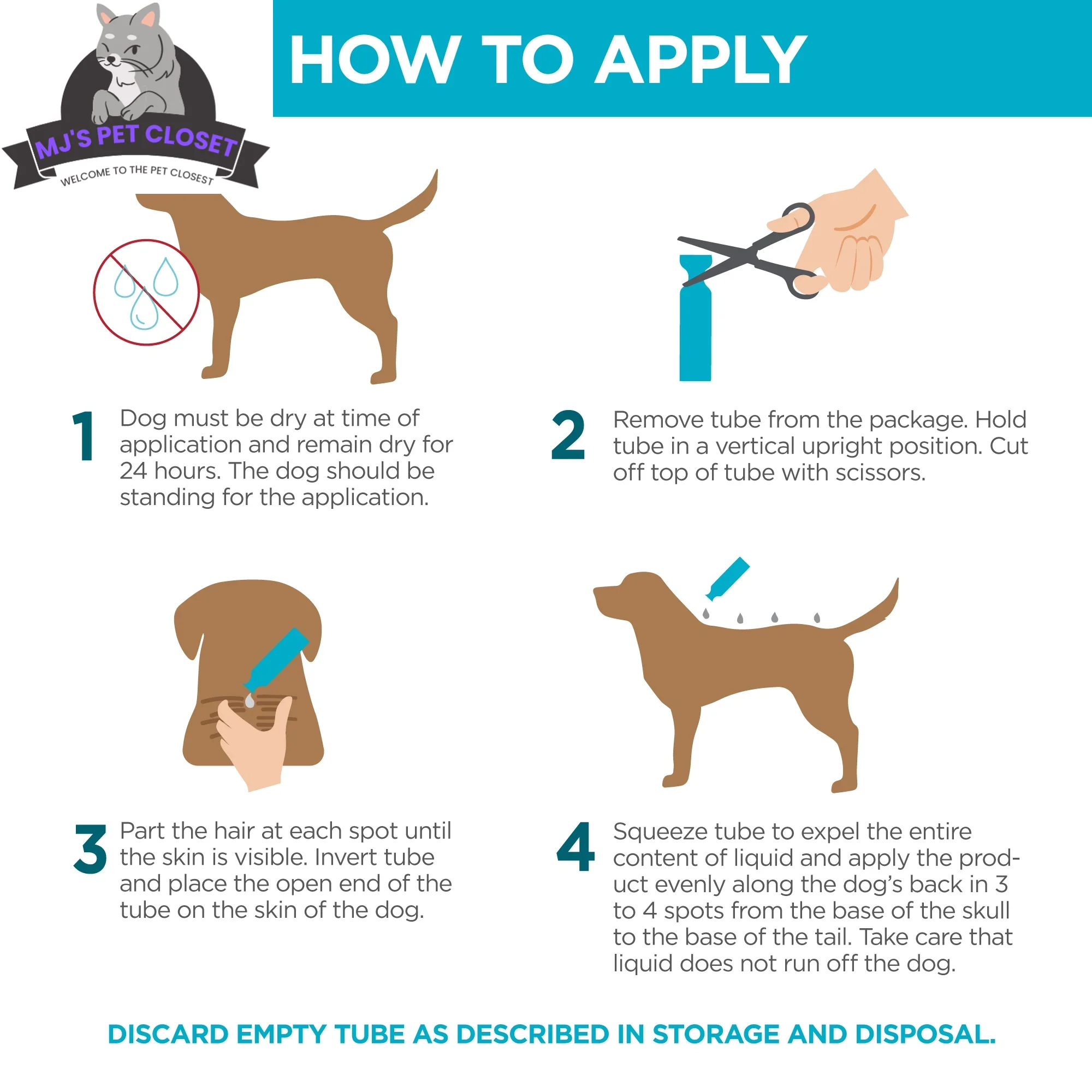 Protect Your Pup with Activate II Flea and Tick Prevention - Topical Drops for Extra Large Dogs (55+ lbs) - 4 Month Supply! - Image 6