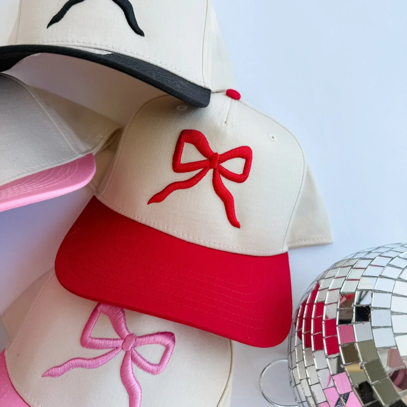 Puff Bow- Trucker Hat - Image 2