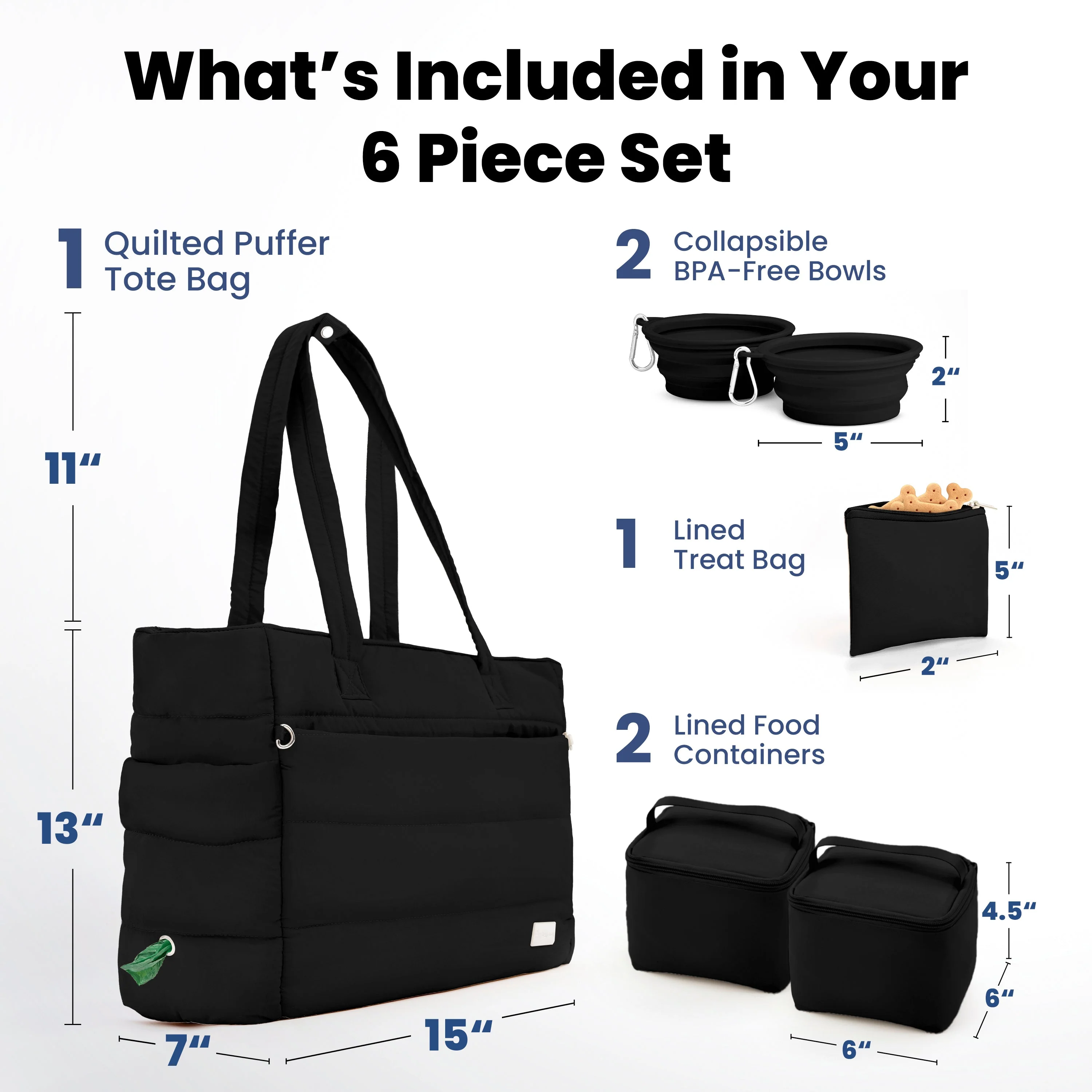 Puffer Dog Travel Bag for Dog Moms - Image 3