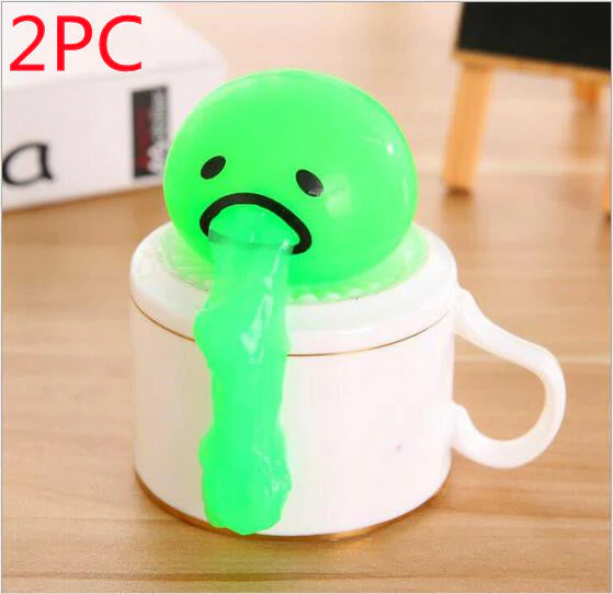 Puking Ball Brother Egg Yolk Pinch Vomit Spoof And Play Tricky Toys - Image 11
