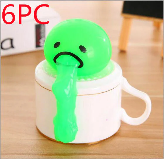 Puking Ball Brother Egg Yolk Pinch Vomit Spoof And Play Tricky Toys - Image 15