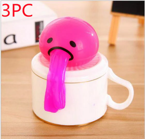 Puking Ball Brother Egg Yolk Pinch Vomit Spoof And Play Tricky Toys - Image 22
