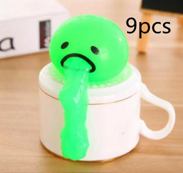 Puking Ball Brother Egg Yolk Pinch Vomit Spoof And Play Tricky Toys - Image 32