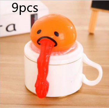 Puking Ball Brother Egg Yolk Pinch Vomit Spoof And Play Tricky Toys - Image 33