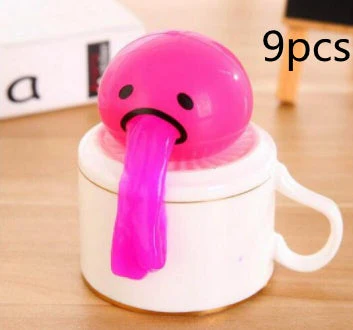 Puking Ball Brother Egg Yolk Pinch Vomit Spoof And Play Tricky Toys - Image 34