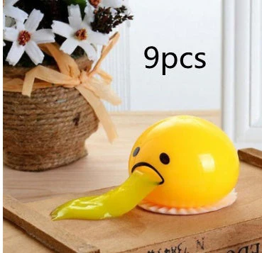 Puking Ball Brother Egg Yolk Pinch Vomit Spoof And Play Tricky Toys - Image 35