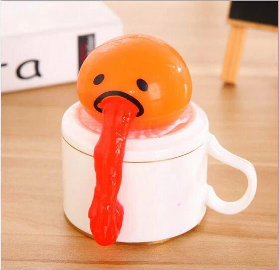 Puking Ball Brother Egg Yolk Pinch Vomit Spoof And Play Tricky Toys - Image 40