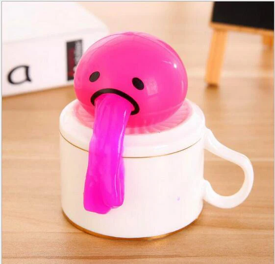 Puking Ball Brother Egg Yolk Pinch Vomit Spoof And Play Tricky Toys - Image 41