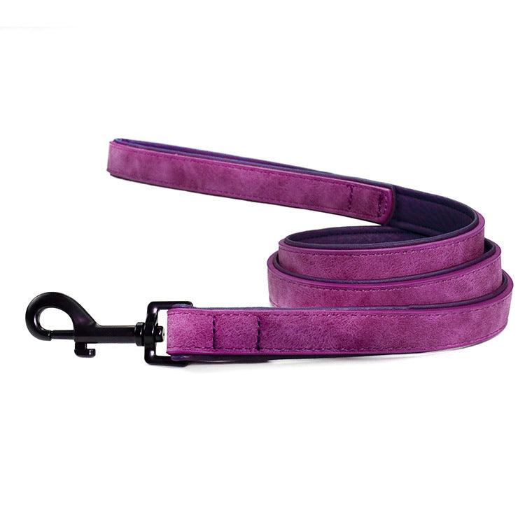 Pull-Resistant Leather Dog Leash - Image 4