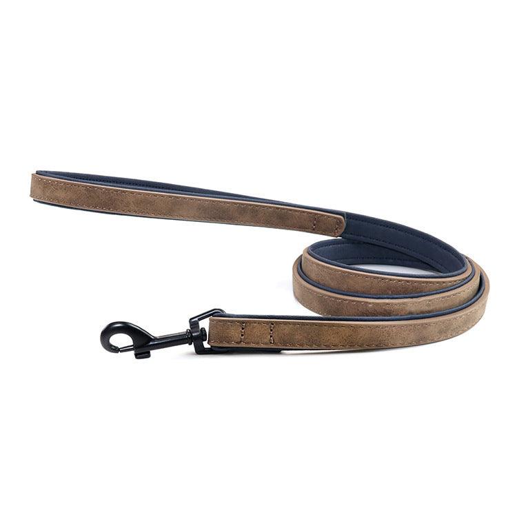 Pull-Resistant Leather Dog Leash - Image 7