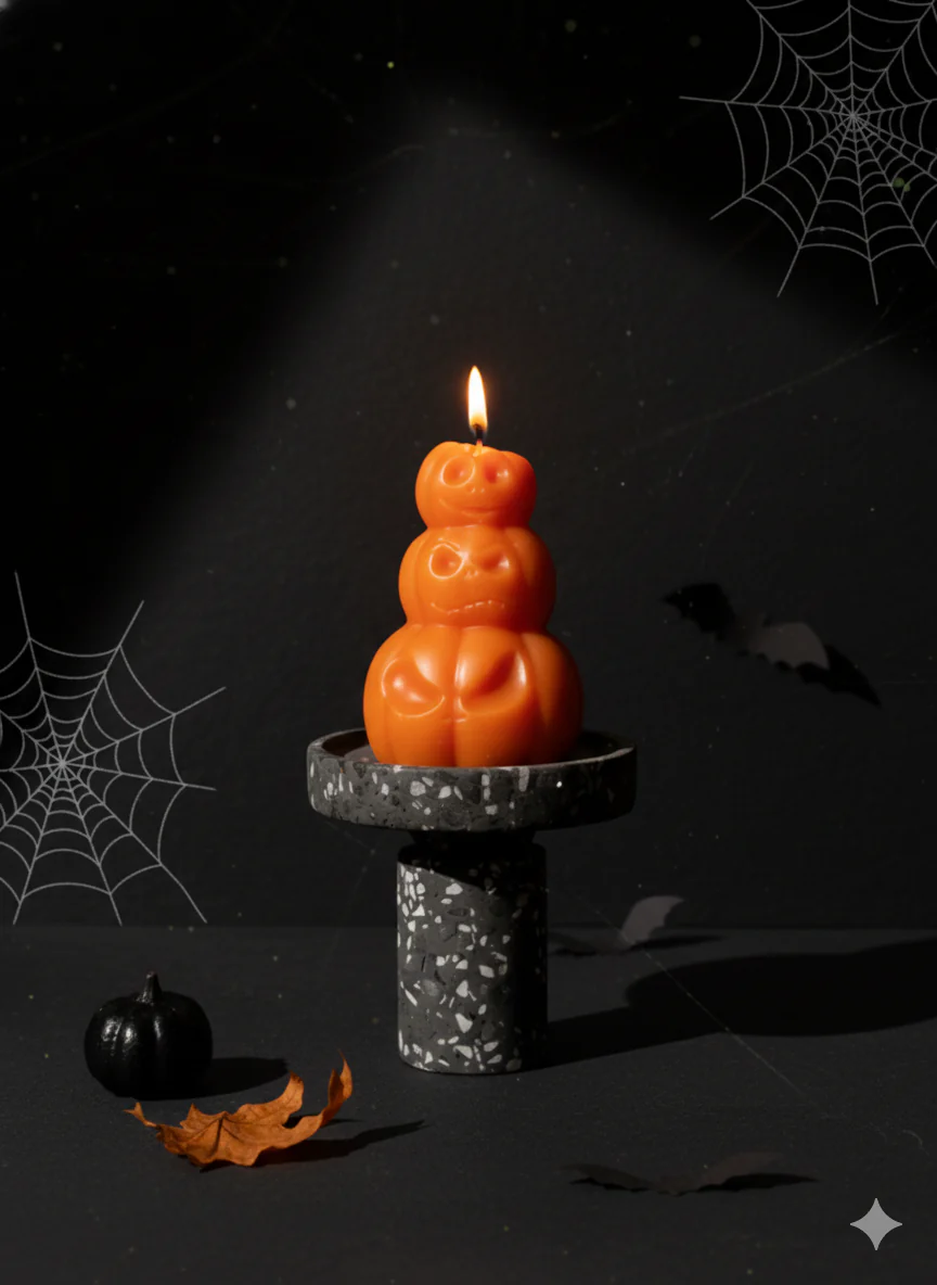 Pumpkin Candle | Hand-Poured Fall Soy Wax - Image 4