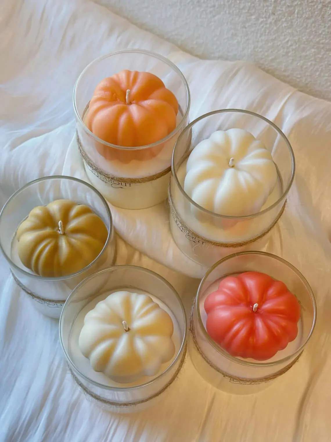 Pumpkin Candle in Glass Jar | Handcrafted Soy Wax - Image 4