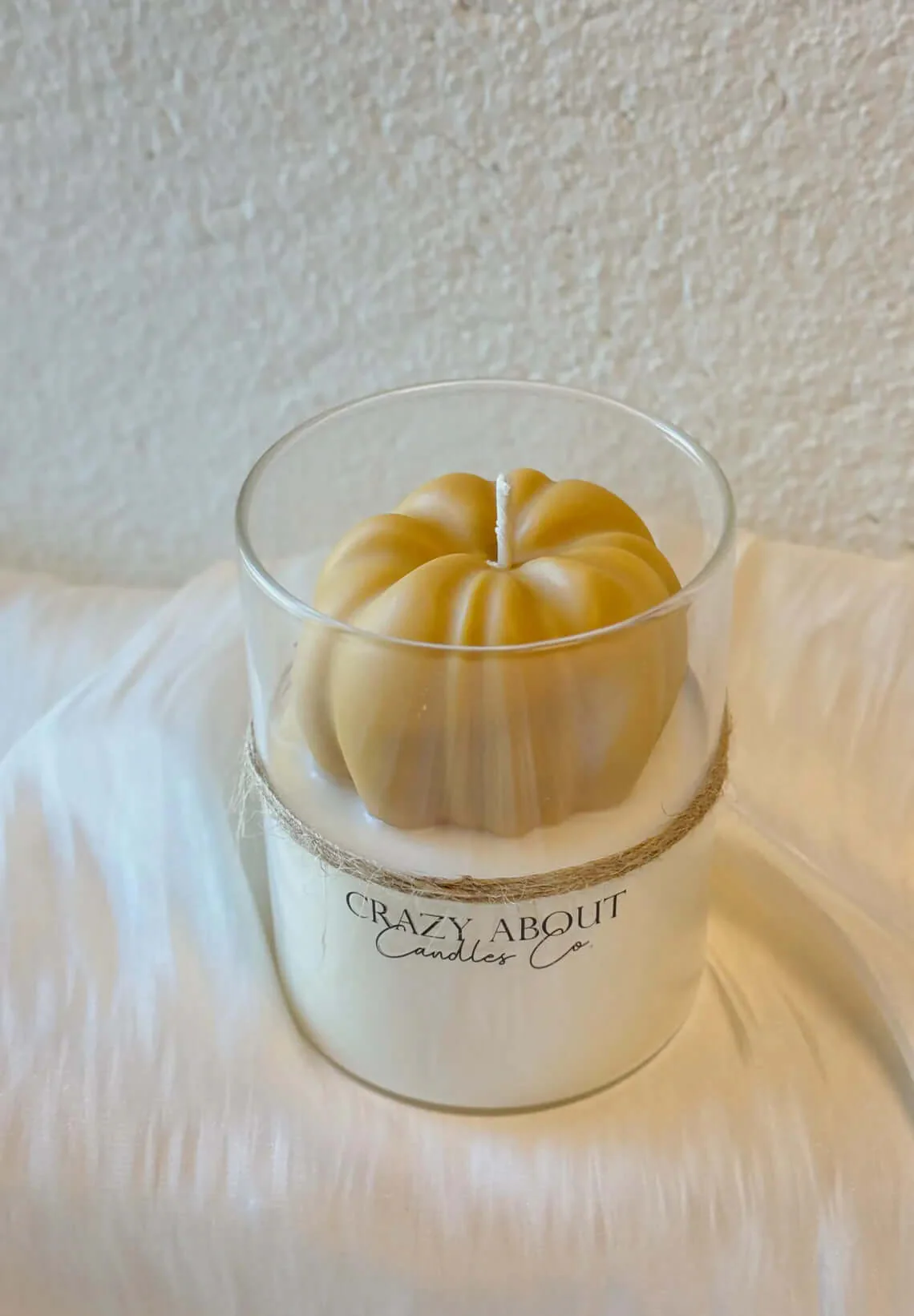 Pumpkin Candle in Glass Jar | Handcrafted Soy Wax - Image 5