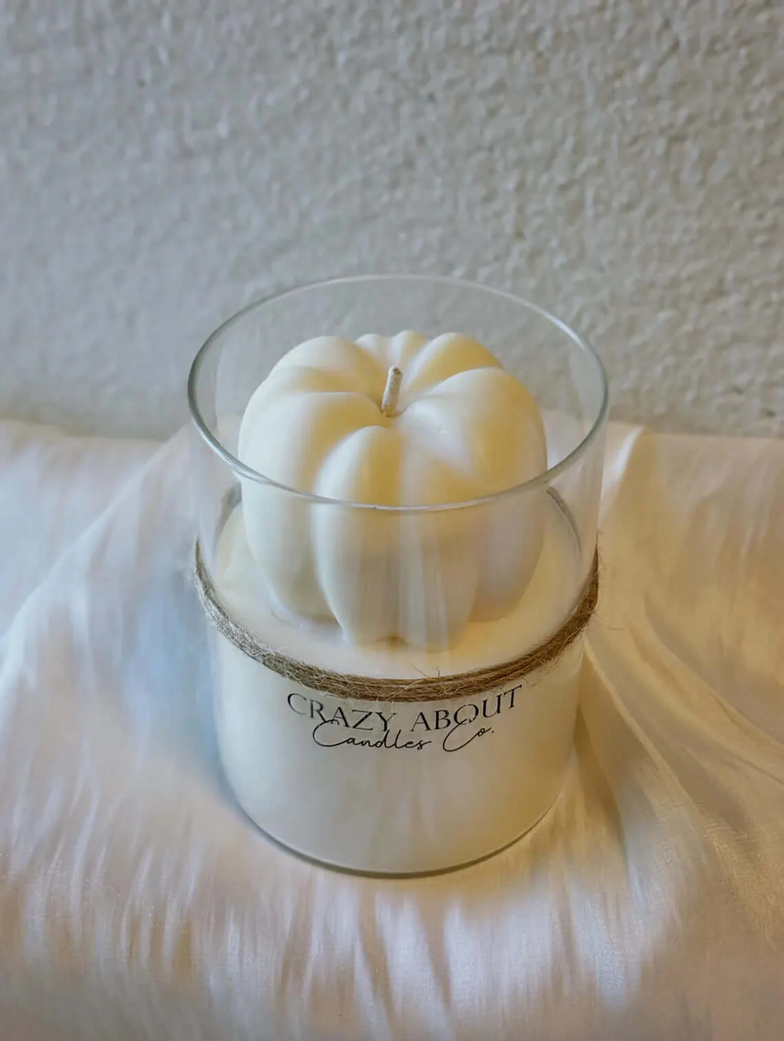 Pumpkin Candle in Glass Jar | Handcrafted Soy Wax - Image 7