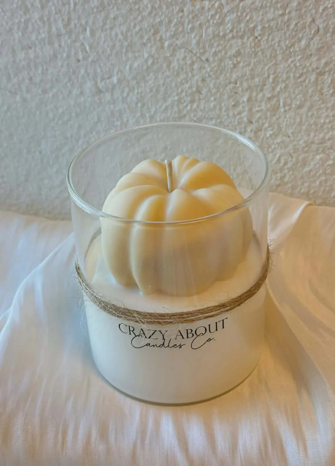 Pumpkin Candle in Glass Jar | Handcrafted Soy Wax - Image 8