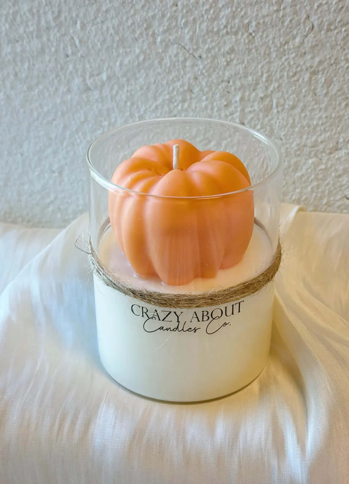 Pumpkin Candle in Glass Jar | Handcrafted Soy Wax - Image 9