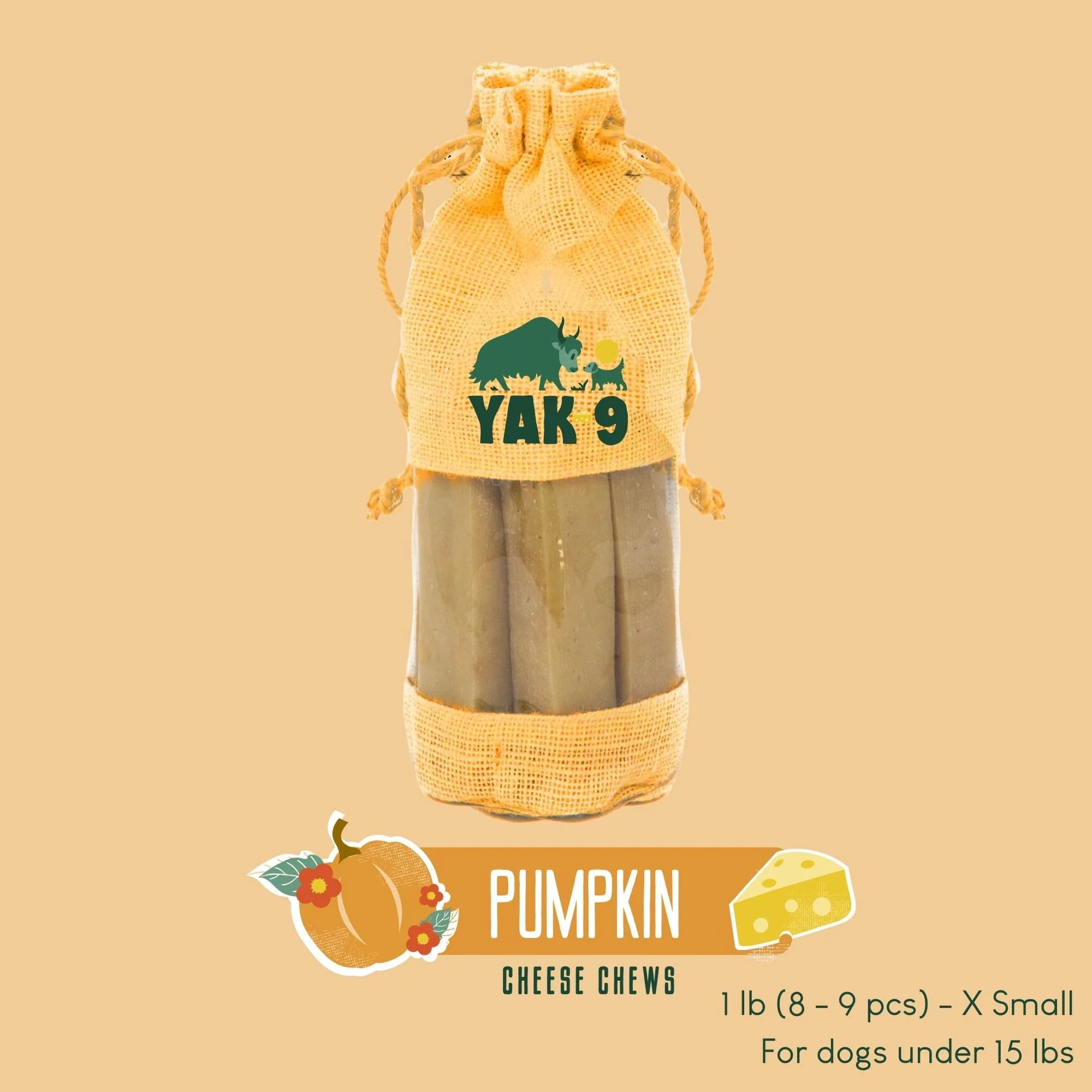 Pumpkin Cheese Chews for Dogs - Image 10