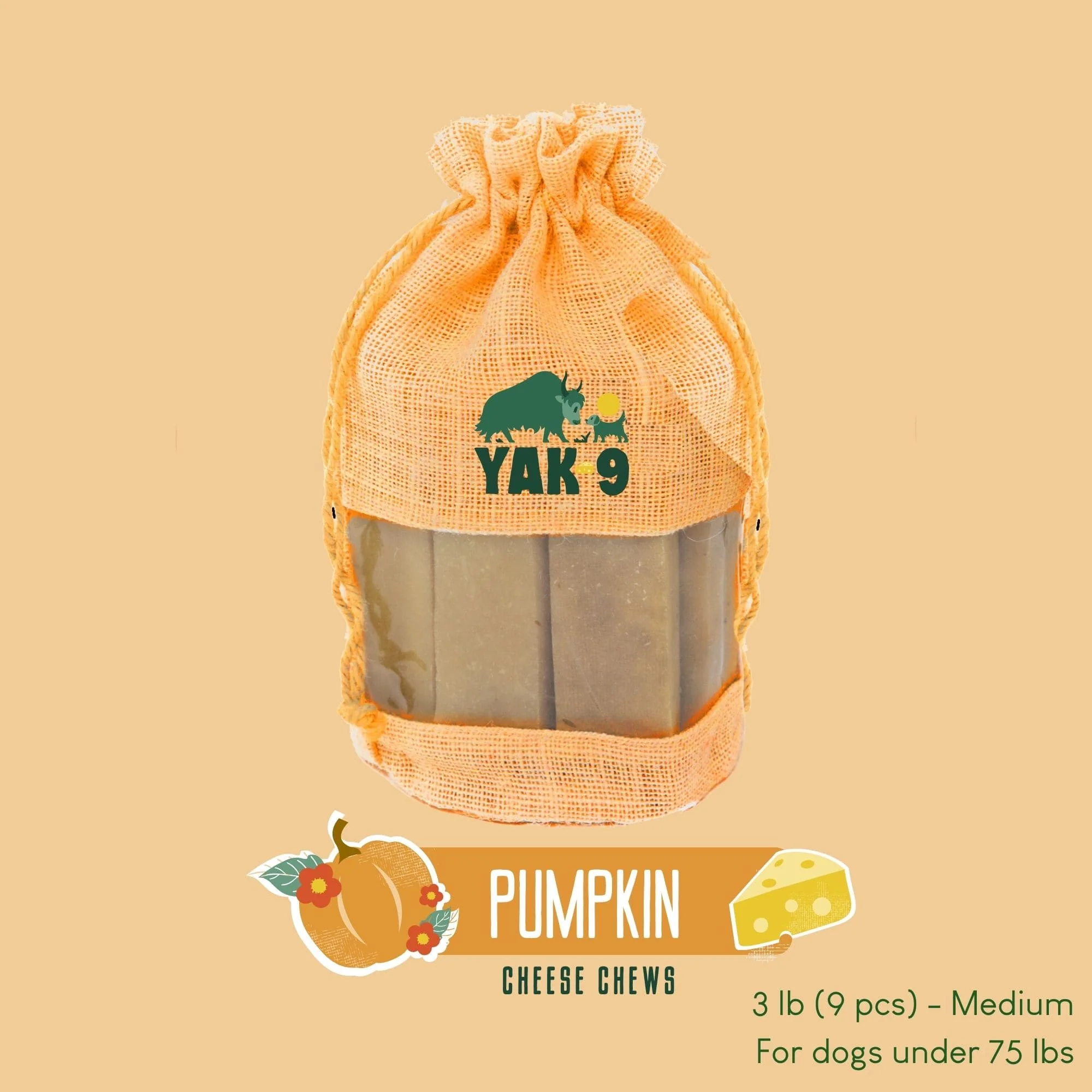 Pumpkin Cheese Chews for Dogs - Image 20