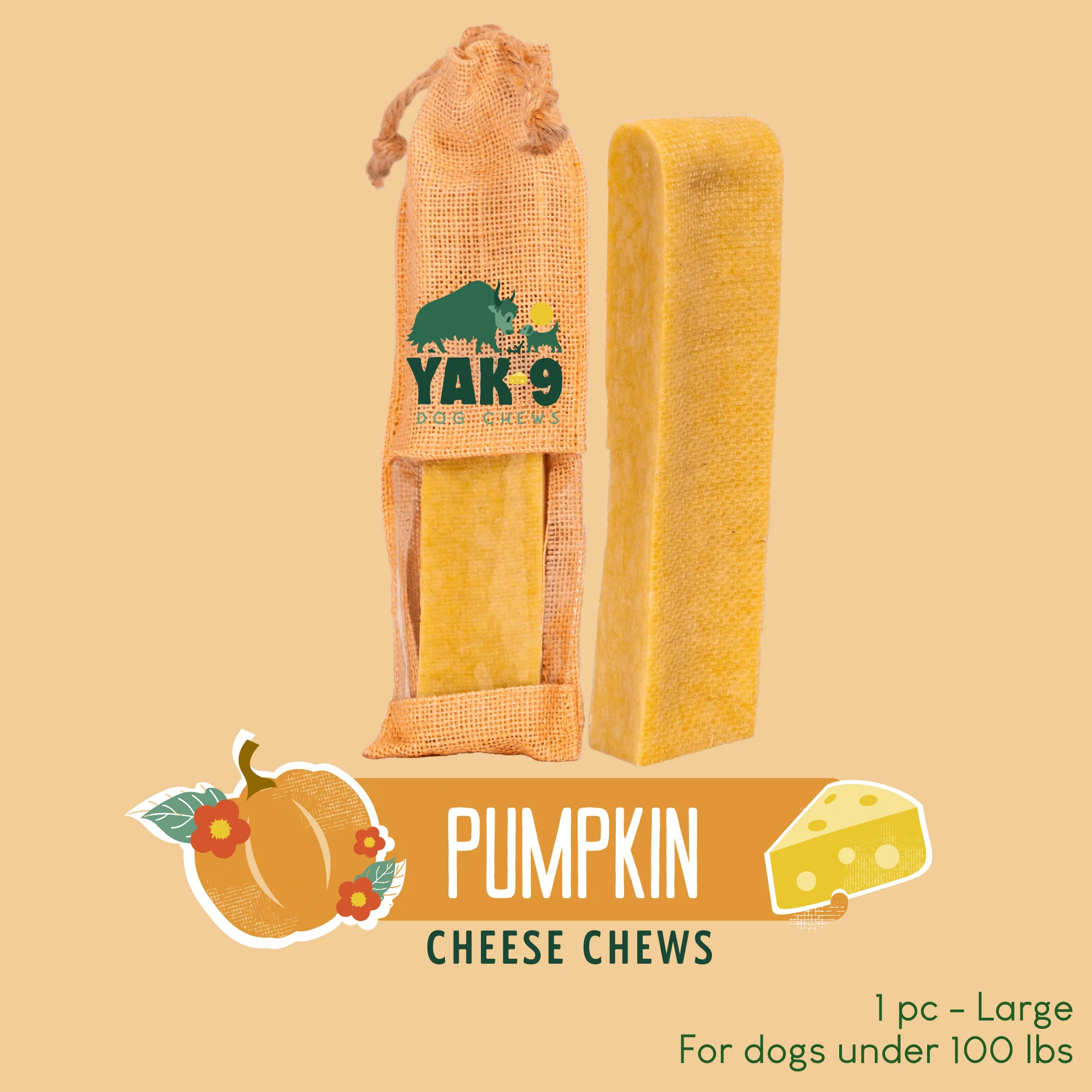 Pumpkin Cheese Chews for Dogs - Image 21