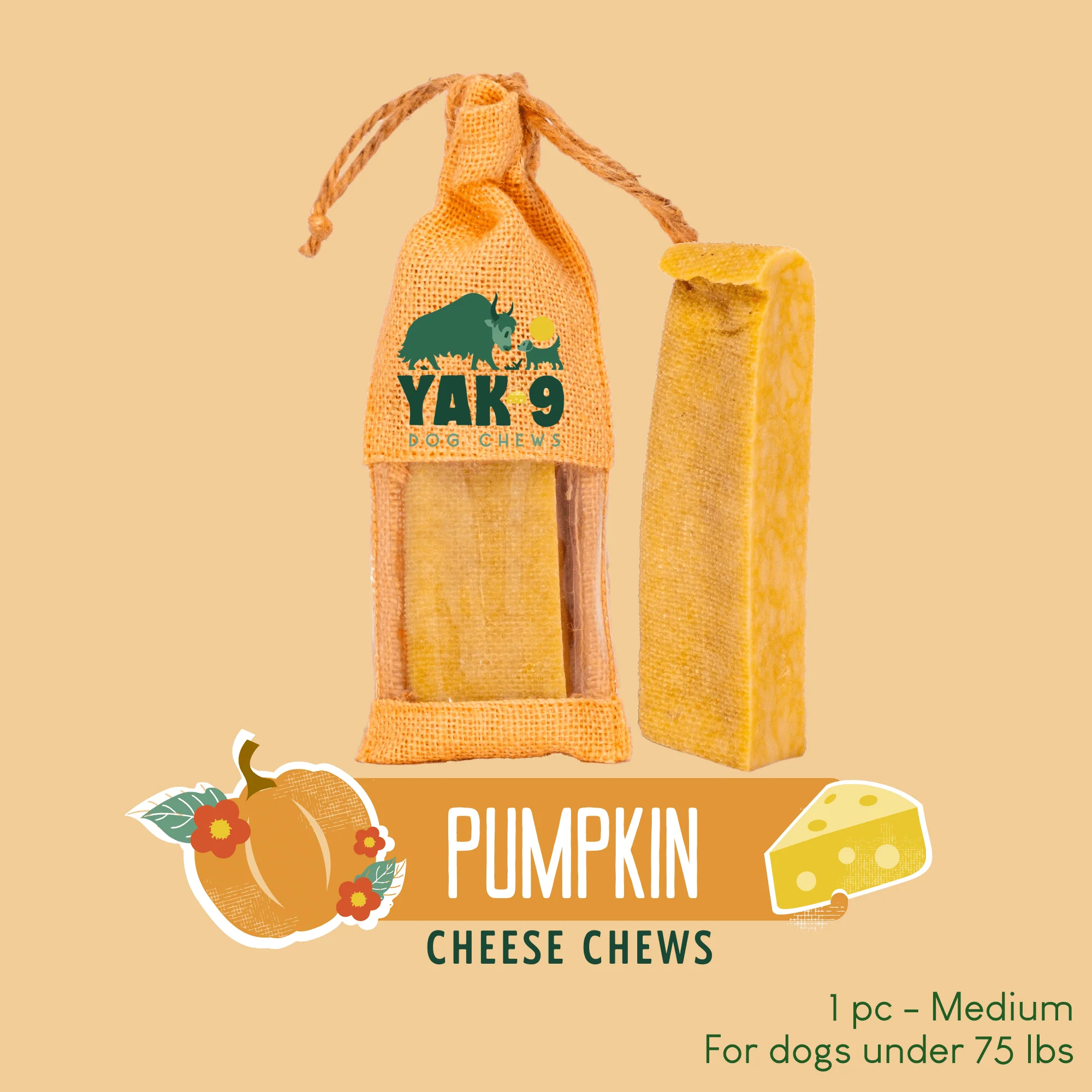 Pumpkin Cheese Chews for Dogs - Image 22