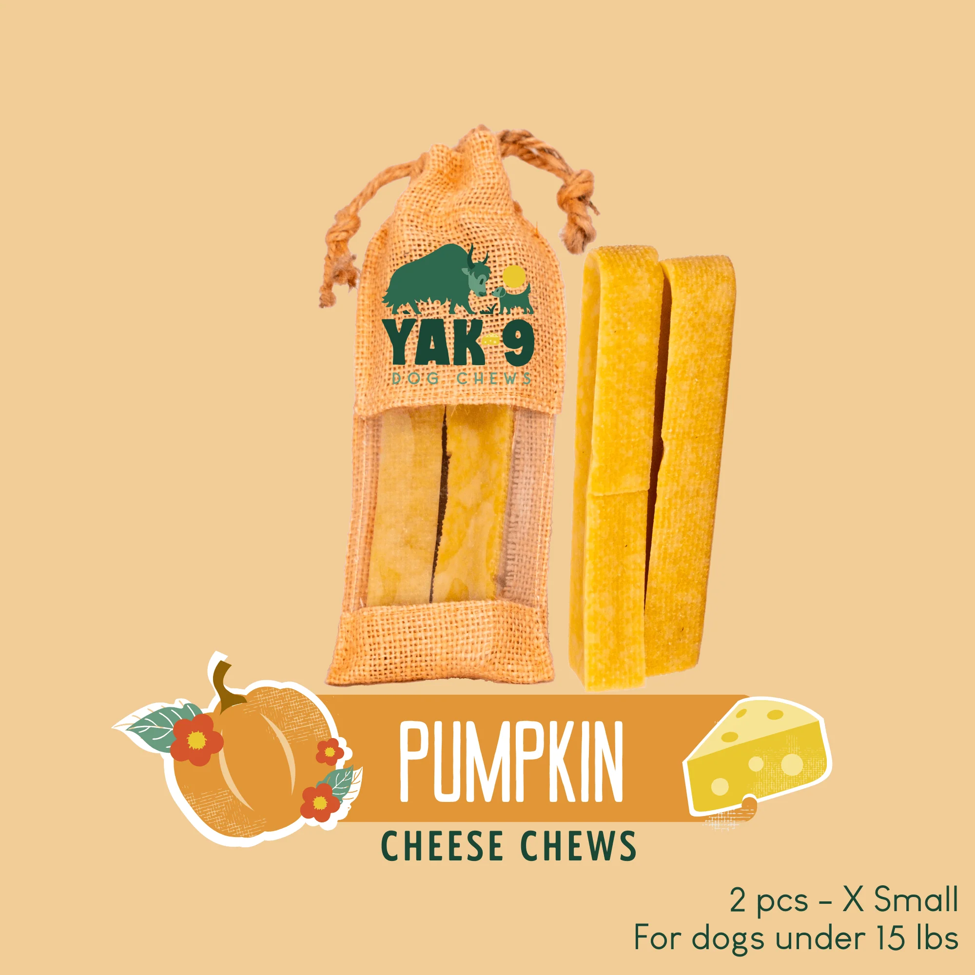 Pumpkin Cheese Chews for Dogs - Image 23