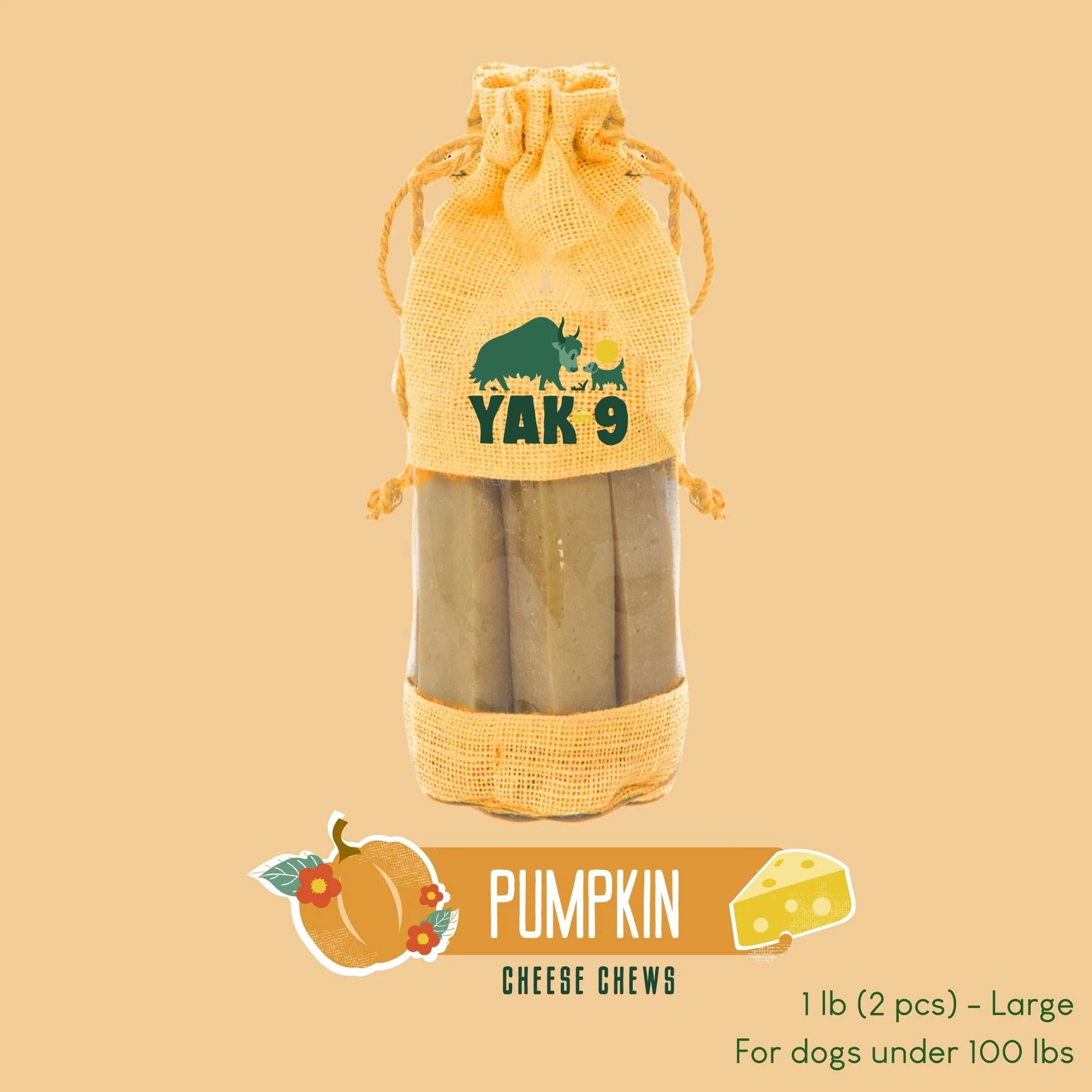 Pumpkin Cheese Chews for Dogs - Image 5