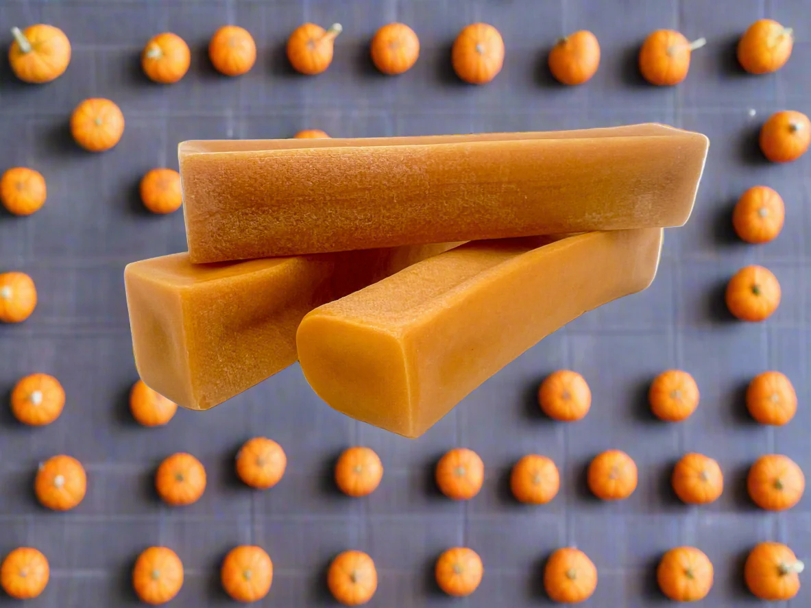 Pumpkin Flavored Yak Cheese Chew - made with REAL PUMPKIN Puree - Single - Image 4