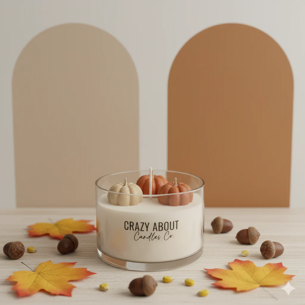 Pumpkin Harvest Candle | Handmade Soy Wax - Image 2